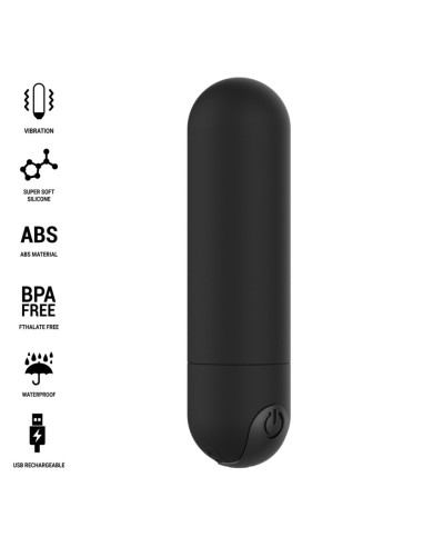 INTENSE - KAREN MINI RECHARGEABLE VIBRATING BULLET BLACK