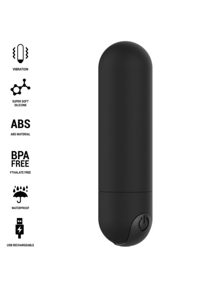 INTENSE - KAREN MINI RECHARGEABLE VIBRATING BULLET BLACK