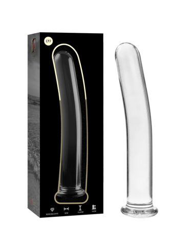 NEBULA SERIES BY IBIZA – 9 modelio dildo, borosilikatinis stiklas, skaidrus, 15,5 cm, storis – 2,5 cm
