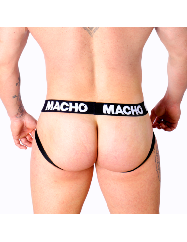 MACHO - MX25NC JOCK BLACK LEATHER S