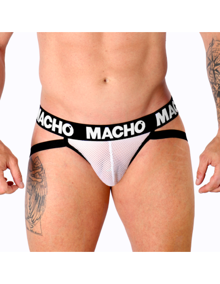 MACHO - MX26X1 JOCK GRILL WHITE S