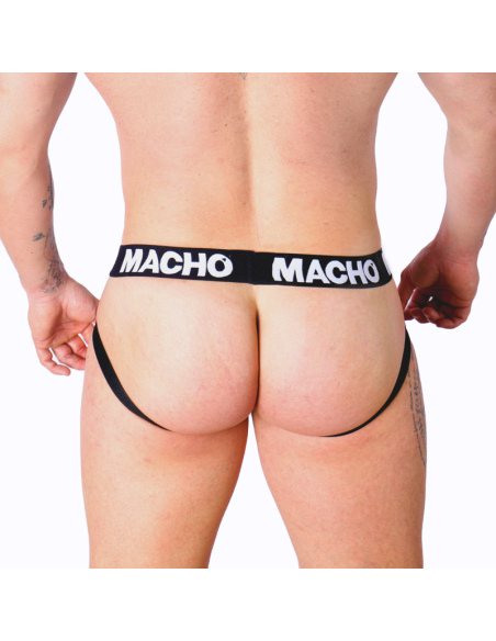 MACHO - MX26X1 JOCK GRID WHITE S