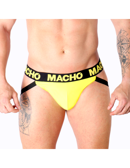 MACHO - MX25A JOCK LYCRA YELLOW S