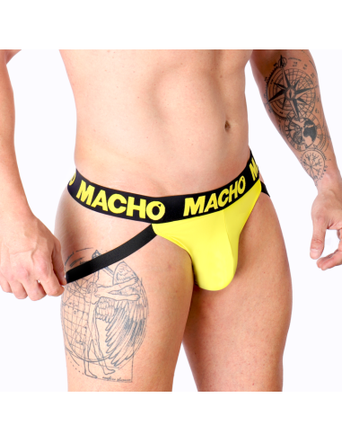 MACHO - MX25A JOCK LYCRA YELLOW S