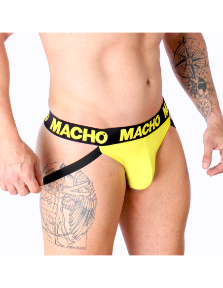 MACHO - MX25A JOCK LYCRA YELLOW S
