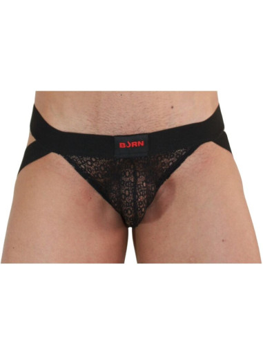 BURN - 005 JOCK LINGERIE BLACK S