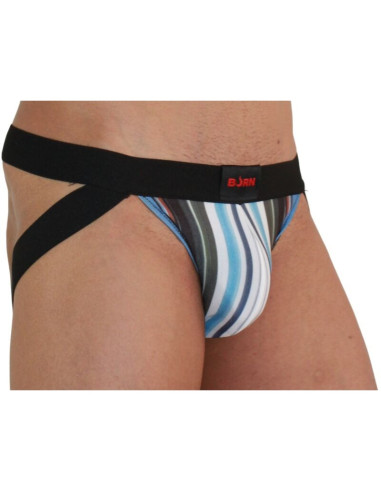 BURN - 009 JOCK MULTICOLOR - BLACK S