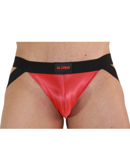 BURN - 010 JOCK RED - BLACK S