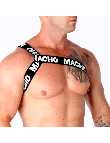 MACHO - ROMAN HARNESS WHITE S-M