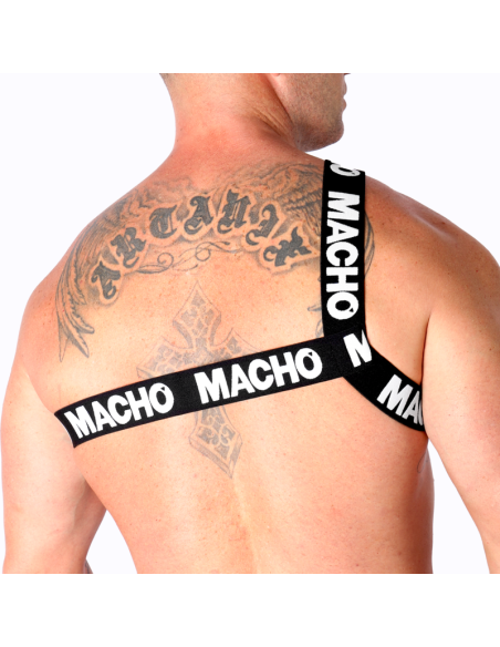 MACHO - ROMAN HARNESS WHITE S-M