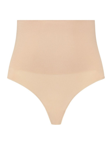 BYE-BRA - THONG STYLE SEAMLESS GIRDLE BEIGE SIZE S