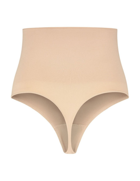 BYE-BRA - THONG STYLE SEAMLESS GIRDLE BEIGE SIZE S