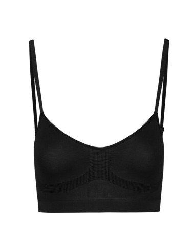 BYE-BRA - MEDIUM CONTROL BRA SEAMLESS BLACK SIZE S