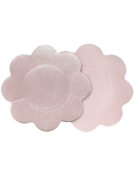 BYE-BRA - FLOWER NIPPLE CUPS PACK 3 UNITS SIZE M