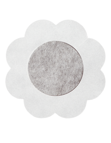 BYE-BRA - FLOWER NIPPLE CUPS PACK 3 UNITS SIZE M