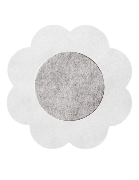 BYE-BRA - FLOWER NIPPLE CUPS PACK 3 UNITS SIZE M