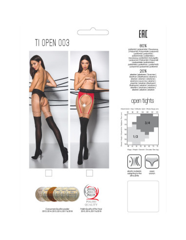 PASSION - TIOPEN 003 BLACK TIGHTS 1-2 20-40 DEN