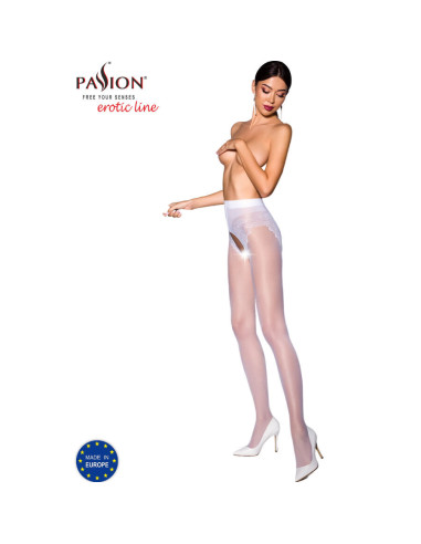 PASSION - TIOPEN 006 WHITE TIGHTS 1-2 30 DEN