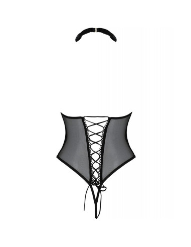 PASSION - TRISHA OPEN BODY BLACK S-M