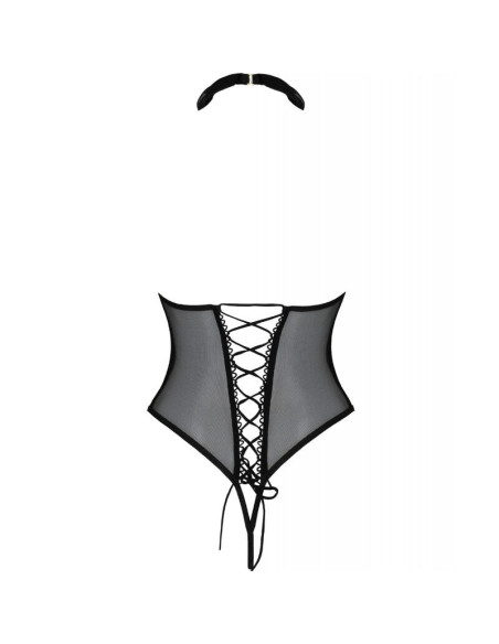 PASSION - TRISHA OPEN BODY BLACK S-M