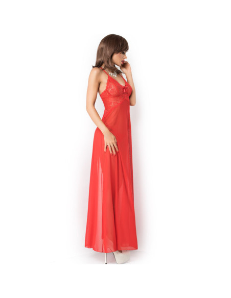 CHILIROSE - CR 3883 BABYDOLL LONG RED S-M