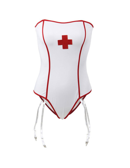 SUBBLIME - SEXY NURSE COSTUME WITH TEDDY S-M