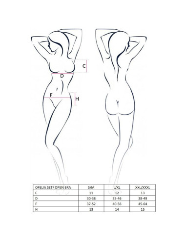 PASSION - WOMAN OFELIA SET SIZE S-M