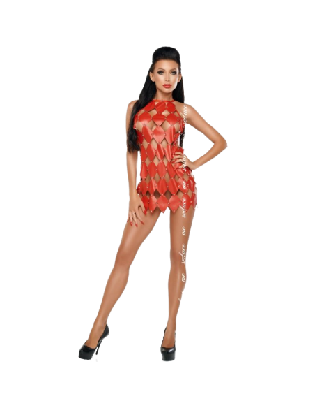 ME-SEDUCE - GWEN DRESS BARE BACK RED S-M
