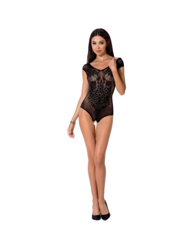 PASSION - WOMAN BS064 BODYSTOCKING BLACK ONE SIZE