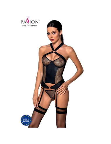 PASSION - AMANDA ECOLOGICAL LEATHER CORSET S-M