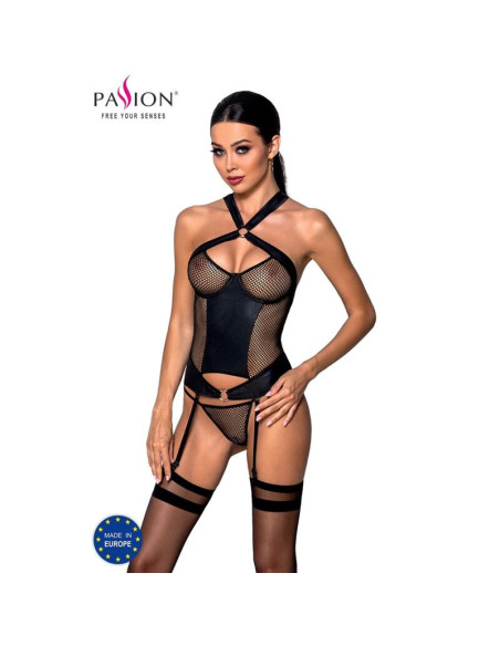 PASSION - AMANDA ECOLOGICAL LEATHER CORSET S-M