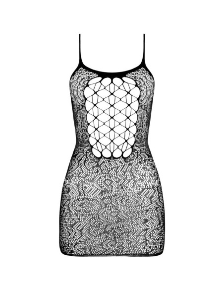 PASSION - BS096 BLACK BODYSTOCKING ONE SIZE