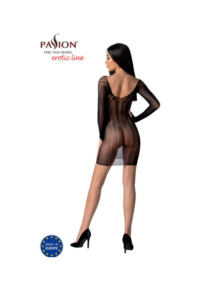 PASSION - BS101 BODYSTOCKING BLACK ONE SIZE