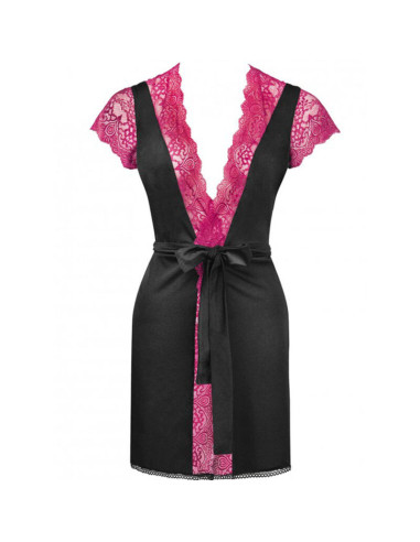 LIVCO CORSETTI FASHION - KUMIKO LC 90428 DRESSING GOWN PANTY BLACK S-M