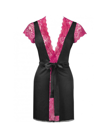 LIVCO CORSETTI FASHION - KUMIKO LC 90428 DRESSING GOWN PANTY BLACK S-M