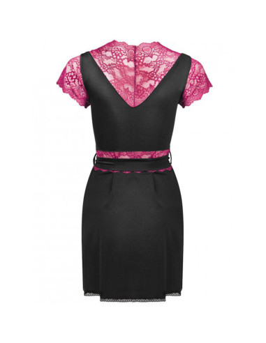 LIVCO CORSETTI FASHION - KUMIKO LC 90428 DRESSING GOWN PANTY BLACK S-M