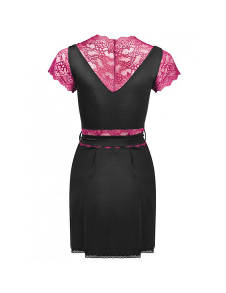 LIVCO CORSETTI FASHION - KUMIKO LC 90428 DRESSING GOWN PANTY BLACK S-M