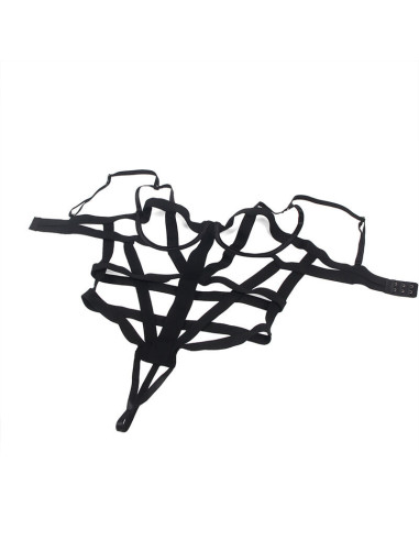 SUBBLIME - SEXY BODY WITH CUTOUTS BLACK S-M