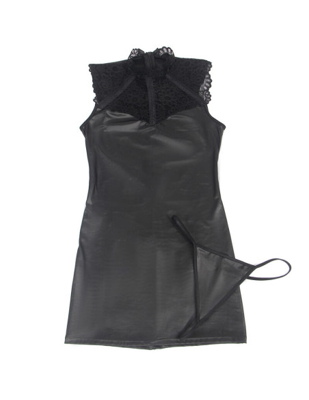 SUBBLIME - SEXY LEATHER DRESS S-M