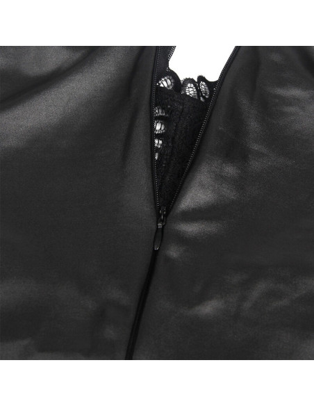 SUBBLIME - SEXY LEATHER DRESS S-M