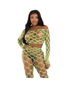 LEG AVENUE - TOP and LEGGINS HARDCORE GREEN