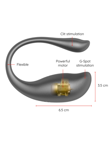 ONINDER - NAIROBI VIBRATING EGG BLACK - FREE APP