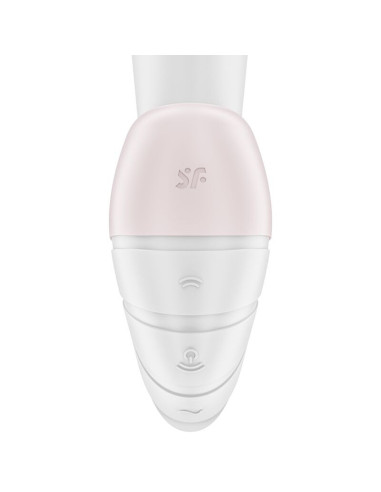 SATISFYER - SUPERNOVA AIR PULSE STIMULATOR and VIBRATION WHITE