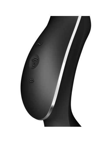 SATISFYER - CURVY TRINITY 2 AIR PULSE VIBRATOR BLACK