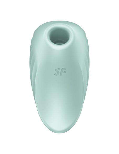 SATISFYER - PEARL DIVER AIR PULSE STIMULATOR and VIBRATOR GREEN