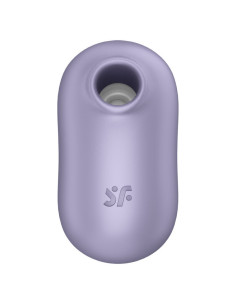SATISFYER - PRO TO GO 2 DOUBLE AIR PULSE STIMULATOR and VIBRATOR VIOLET 2