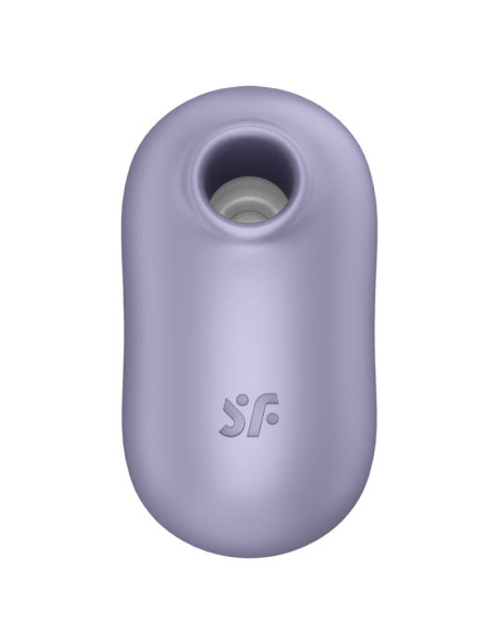 SATISFYER - PRO TO GO 2 DOUBLE AIR PULSE STIMULATOR and VIBRATOR VIOLET