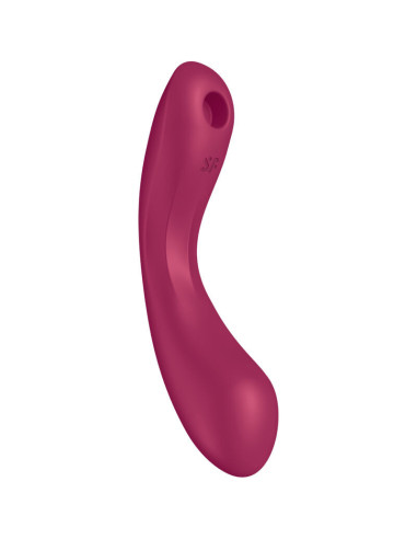 SATISFYER - CURVE TRINITY 1 AIR PULSE VIBRATION RED