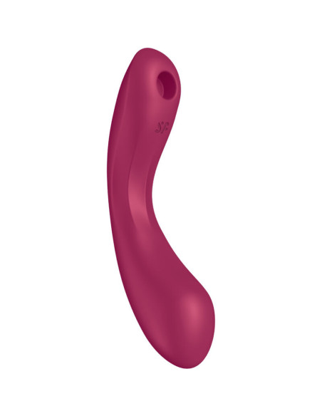 SATISFYER - CURVE TRINITY 1 AIR PULSE VIBRATION RED