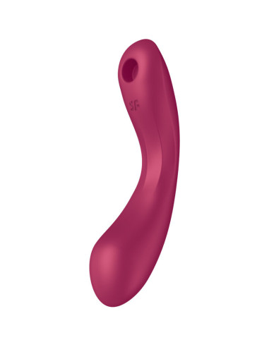 SATISFYER - CURVE TRINITY 1 AIR PULSE VIBRATION RED